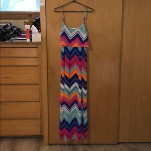 Blue Caribbean maxi dress